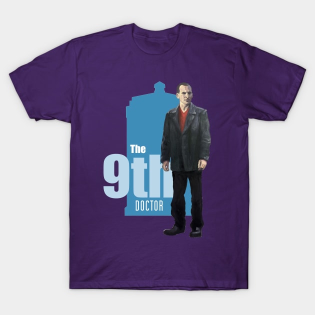 The 9th Doctor: Christopher Ecclestone T-Shirt by Kavatar